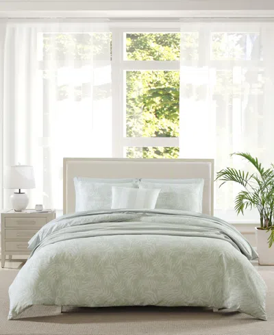 Tommy Bahama Home Art Of Palms Reversible 3 Piece Comforter Set, King In Spring Green