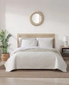 Tommy Bahama Home Bahama Fronds Reversible Quilt Sets In Khaki