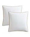 Tommy Bahama Home Basic Canvas Sham Pair, European In Multi