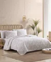 Tommy Bahama Home Closeout!  Palmday Cotton Reversible 2 Piece Quilt Set, Twin In Sand