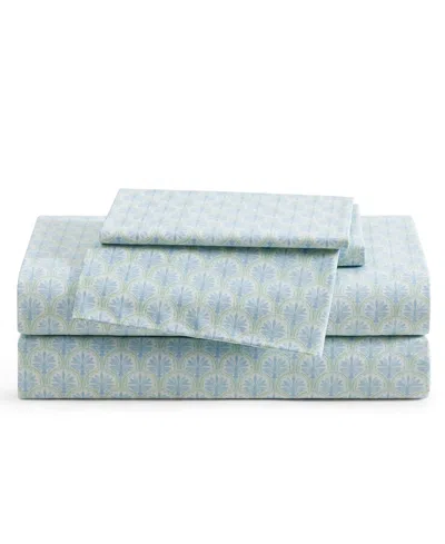 Tommy Bahama Home Coastal Bay 200-thread Count Washed Cotton 4-pc. Sheet Set, King In Multi