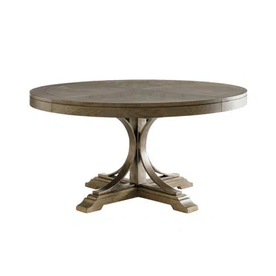 Tommy Bahama Home Cypress Point Extendable Dining Table In Natural Driftwood Gray