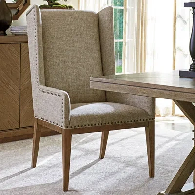 Tommy Bahama Home Cypress Point Milton Host Chair In Lin Natural