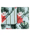 Tommy Bahama Home Closeout!  Flannel Throw, 70" X 50" In Festive Palms