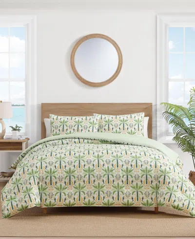 Tommy Bahama Home Mystic Palms Cotton 3-pc. Comforter Set, King In Multi