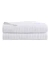Tommy Bahama Home Northern Pacific Cotton Terry 2 Piece Bath Sheet Set In White