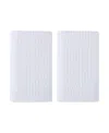 Tommy Bahama Home Northern Pacific Cotton Terry 2 Piece Hand Towel Set In White