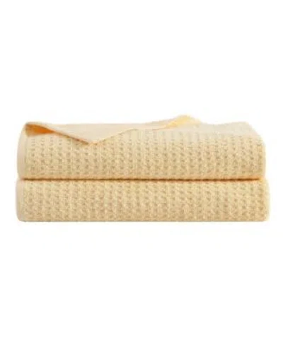 Tommy Bahama Home Northern Pacific Cotton Terry Bath Towels In Yellow
