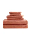 Tommy Bahama Home Northern Pacific Quick Dry Towel Set, 6 Piece In Orange