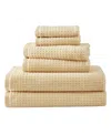 Tommy Bahama Home Northern Pacific Quick Dry Towel Set, 6 Piece In Yellow