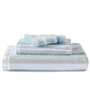 Tommy Bahama Home Tommy Bahama Ocean Bay Stripe Bay 3-pc. Towel Set Bedding In Open Mediu