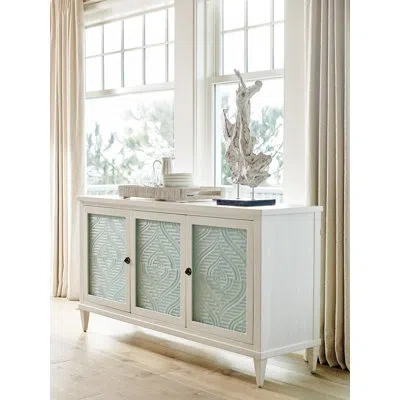 Tommy Bahama Home Ocean Breeze Turtle Point Buffet In Ivory,teal