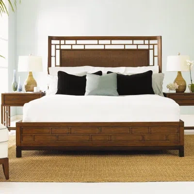 Tommy Bahama Home Ocean Club Paradise Point Bed In Brown