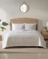 Tommy Bahama Home Ocean Deep Reversible 3 Piece Quilt Set, King In Beige