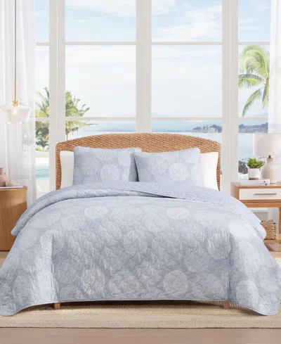 Tommy Bahama Home Ocean Island Cotton Reversible 3-pc. Quilt Set, King