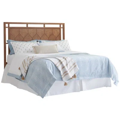 Tommy Bahama Home Palm Desert Rancho Mirage Panel Headboard In Tan