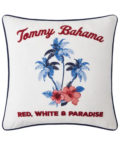 Tommy Bahama Home Palm Paradise Cotton Decorative Pillow, 20" X 20" In Multi