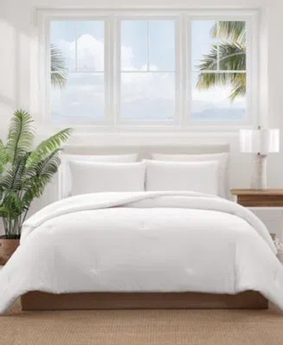 Tommy Bahama Home Pebble Texture Seersucker Comforter Sets In White