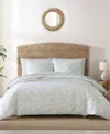 Tommy Bahama Home Pen And Ink 3 Piece Duvet Cover Set, Full/queen In Spring Green