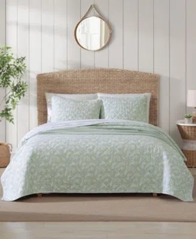 Tommy Bahama Home Pineapple Bloom Reversible Quilt Sets In Spring Green