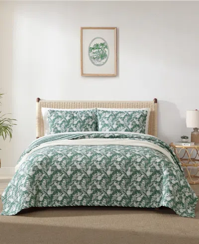 Tommy Bahama Home Pineapple Venture Reversible 2-pc. Quilt Set, Twin In Green