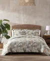 Tommy Bahama Home Raw Coast 3 Piece Duvet Cover Set, Full/queen In Green,gold