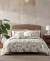 Tommy Bahama Home Raw Coast 5 Piece Comforter Set, King In Green,gold