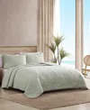 Tommy Bahama Home Solid Costa Sera Cotton Reversible Quilt, Twin