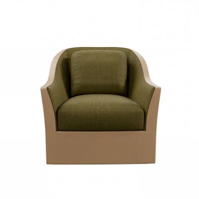 Tommy Bahama Home South Pointe Swivel Chair In Green