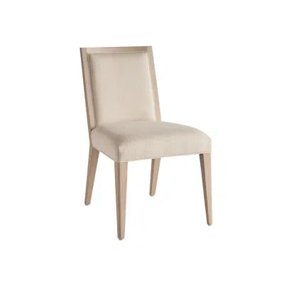 Tommy Bahama Home Sunset Key Nicholas Upholstered Back Side Chair In Ivory Polyester Blend