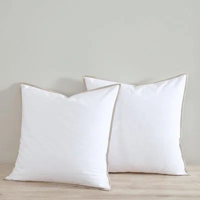 Tommy Bahama Home Tommy Bahama Bahama Basic Cotton 2 Piece White Euro Sham Set