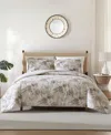 Tommy Bahama Home Tommy Bahama Beachway Blooms Reversible 3-pc. Comforter Set, King In Beige