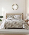 Tommy Bahama Home Tommy Bahama Beachway Blooms Reversible Comforter Set In Beige