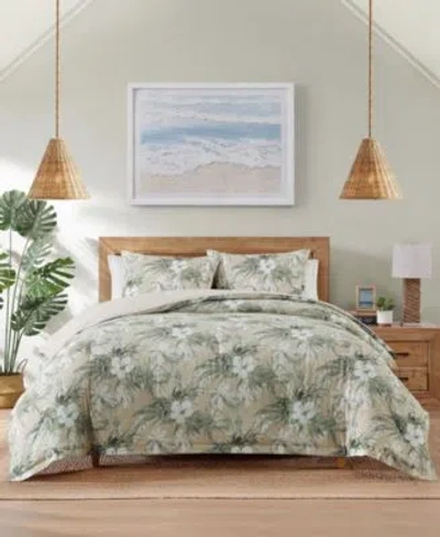 Tommy Bahama Home Tommy Bahama Beachway Blooms Reversible Comforter Sets In Green