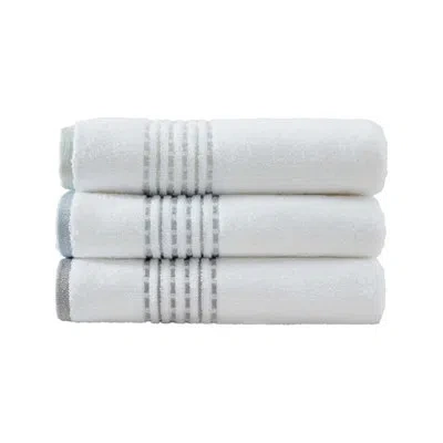 Tommy Bahama Home Tommy Bahama Cliff Side Cotton 3 Piece Towel Set In White,blue