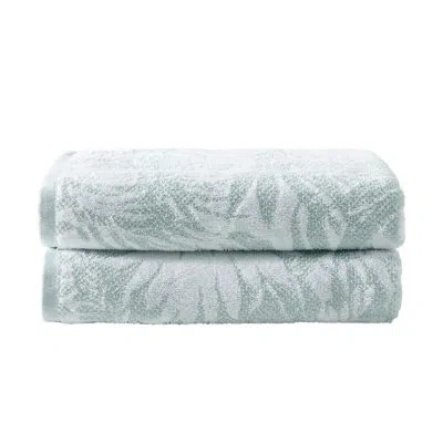 Tommy Bahama Home Tommy Bahama Lago Palm Cotton Towel Set In Green
