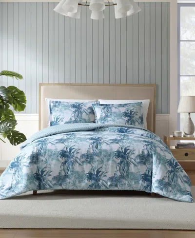 Tommy Bahama Home Tommy Bahama Legacy Palms Reversible 3-pc. Comforter Set, Full/queen In Bristol Blue