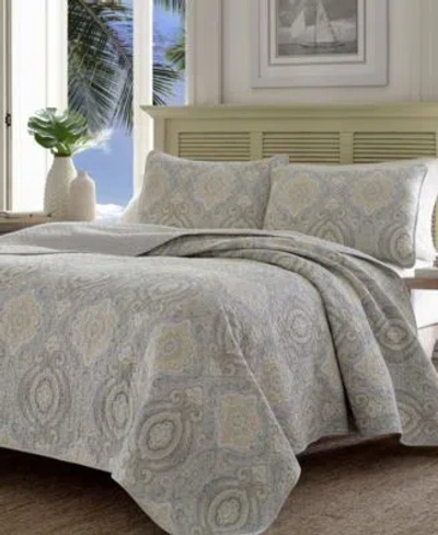 Tommy Bahama Home Tommy Bahama Turtle Cove Quilt Collection Bedding In Caribbean Blue