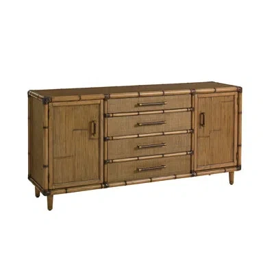 Tommy Bahama Home Twin Palms Sandy Point Buffet In Brown