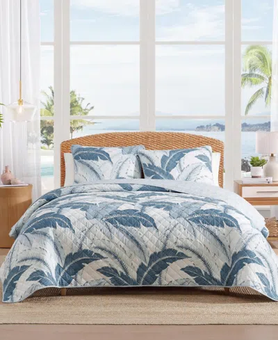 Tommy Bahama Home Vintage Palms Cotton Reversible 3-pc. Quilt Set, King In Multi