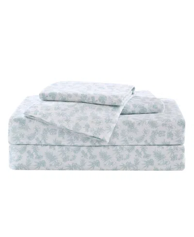 Tommy Bahama Home Washed Cotton 4-pc. Sheet Set, Queen In Pastel Green