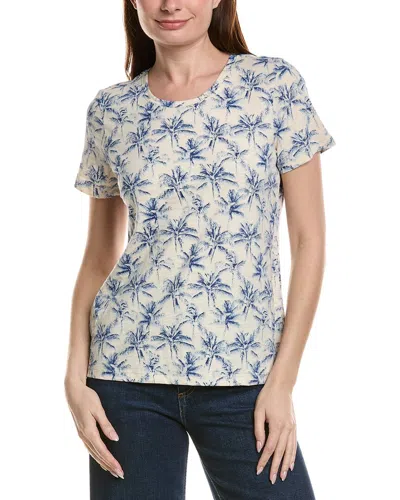 Tommy Bahama Indigo Palms Printed T-shirt In White