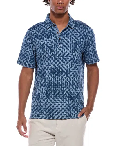 Tommy Bahama Indigo Tiles Polo Shirt In Blue