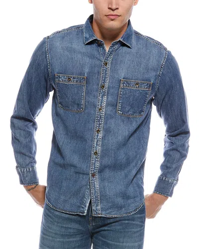 Tommy Bahama Indio Canyon Denim Shirt In Blue