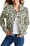Tommy Bahama Inlet Ikat Print Linen Jacket In Green
