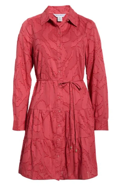 TOMMY BAHAMA TOMMY BAHAMA ISLA DREAM LONG SLEEVE SHIRTDRESS