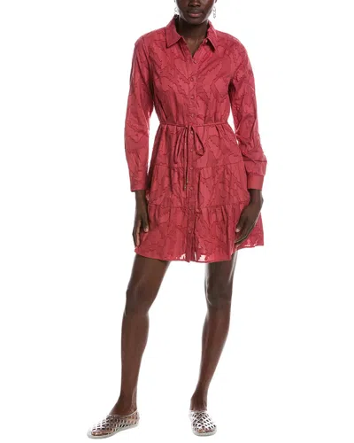 Tommy Bahama Isla Dream Shirtdress In Burgundy