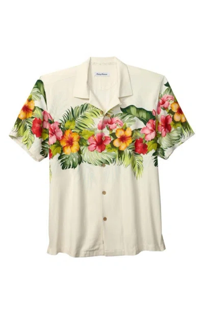 Tommy Bahama Island Blooms Silk Camp Shirt In Continental