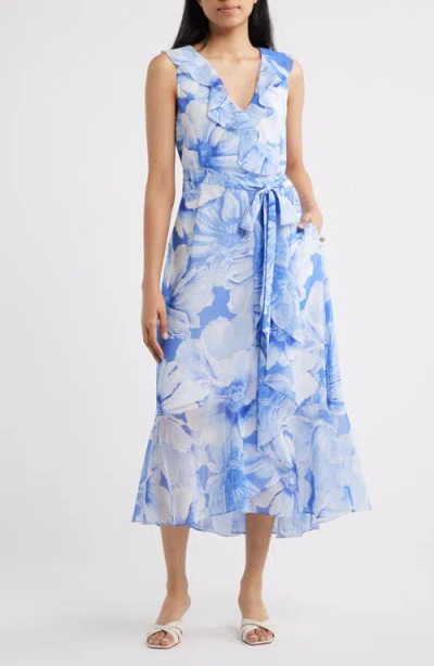 Tommy Bahama Island Blooms Sleeveless Maxi Dress In Brown