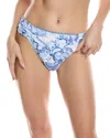 Tommy Bahama Island Cays Abalone Reversible Hipster Bikini Bottom In Blue